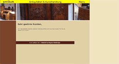 Desktop Screenshot of antikum.de