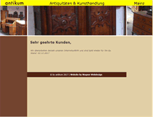 Tablet Screenshot of antikum.de